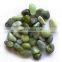 Beautiful green for garden paving decorative pebble stone