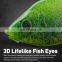 JOHNCOO 10cm 12cm Sunfish 3D Lifelike Fish Eyes Soft Plastic Fishing Lure