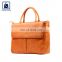Trusted Supplier of Optimum Quality Custom Leather Made Diaper Bag with Mesh Pocket