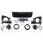 MAICTOP car body kit front grille with light fog lamp for prado fj120 2003-2009 vintage style