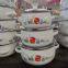 bule enamel cookware/enamel casserole sets with enamel lid wholesale