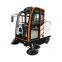 Explosion-proof driving sweeper factory industrial workshop sweeper warehouse battery electric garbage collection truck