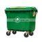 Custom Plastic Trash Can 660L Recycle Dustbin Outdoor Large Garbage Bin Plastic Waste Bins