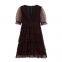 Spring new dress for women, slim fit and casual design, niche and versatile with bubble sleeves