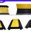 PVC 3 ways cable ramp 3 channels rubber cable protector for outdoor use