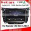 Wecaro WC-HI7028 Android 4.4.4 car multimedia system double din for hyundai i30 car multimedia player android 1080p 2011-2013
