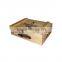 Pine wood antique desigh wholesale wooden boxes for wine
