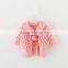 2015 Latest Parisian Style Girl Sweater Kids Outwear Knit Sweater Cape With Poms