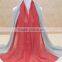 Wholesale Oversized Two-tone Viscose Muslim Arab Head Scarf Quality Choice
