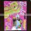 2015 new design kids coloring book with color plate
