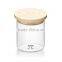 Samadoyo High-end Glass Storage Pots/ Cans/ Jars with Wooden Lid 300ml to 1400ml
