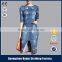 Factory wholesales Fashion Women's Retro Denim Jean Long Dress