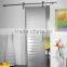 prefab bathroom glass shower barn door