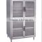 Restaurant And Hotel Stainless Steel Commercial Kitchen Cabinet With Sliding Doors