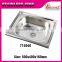 cheap stainless steel single bowl kitchen sink 380x380x160mm
