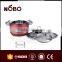 Spary Color Induction Bottom Stainless Steel German Style Cookware Sets