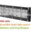 288w multi color led light bar brackets