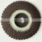 80-320grit 4inch 100mmx 16mm korea style flower-shaped flap disc calcined aluminaFlexible Flap Disc
