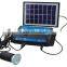 Mini solar lighting system with 3 LEDs