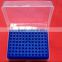 10ul suction head box plastic blue suction head box 96 hole experimental supplies