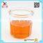 hot sale polygon clear glass milk /yogurt / bottle /jar 100ml