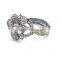 Wholesale Men Vintage Silver Plated Zinc Alloy Cobra Snake Skin Bracelets With Diamond