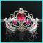 Fashion Frozen Princess Acrylic Material Red Diamond Crown