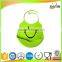 Low MOQ FDA Waterproof Infant Feeding Soft Silicone Baby Bibs