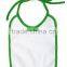 wholesale soft 100% cotton new born baby bib