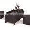 Rattan storage ottoman with table function FD-K301