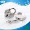 Beautiful silver heart shaped diamonds padlock for wedding