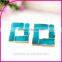 earrings women beautiful designed earrings/square stud earrings