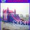 Large inflatable jumping bouncer with slide combo