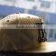 5panel snake leather puff embroidery strapback hats/ custom 3D embroidery hat