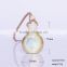 15ml Laser Tiny Round Empty Car Hanging Aroma Vial Pendant Auto Perfume Bottles