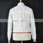 New Fashion Mens White Sport PU Leather Jacket