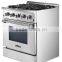30 in. 4.2 cu. ft. Slide-In Dual Fuel Range with Convection Oven in Stainless Steel