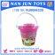 colorful fashion plastic sand beach toys basket