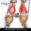 2014 fashion jewelry beaded jewelry tassel pendant necklace choker jewelry
