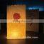 Luminary tealight candle holder made of kraft paper
