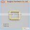 High quality Zinc alloy metal square ring for bag or coats