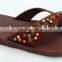 2016 Fashion style Women Flat Heel Outdoor Slippers Jewel Sandals