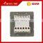 BIHU Intelligent white PC panel 4 gang 1 way 2 way switch for led light switch