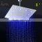no Need Electrical Power Temperature Control Change Color LED Rain Shower Head Bath Showe