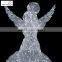 Fantasitc light up angel fancy outdoor lighted christmas angels with high quality outdoor angels led for sale