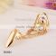 Hot french personalized hollow cuff diamond women beautiful gold rings designs