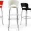 Modern tall dining room chair tall pp bar chair plastic chair
