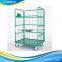 Metal wheel logistic cage mesh deck cage