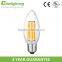 Energy saving vintage type e14 c35 led filament lamp 4w c35 intertek lighting clear c35 led filament bulb e14