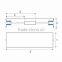 Cost-Effective Shower Door Glass Partition Mounting Clamp Clips